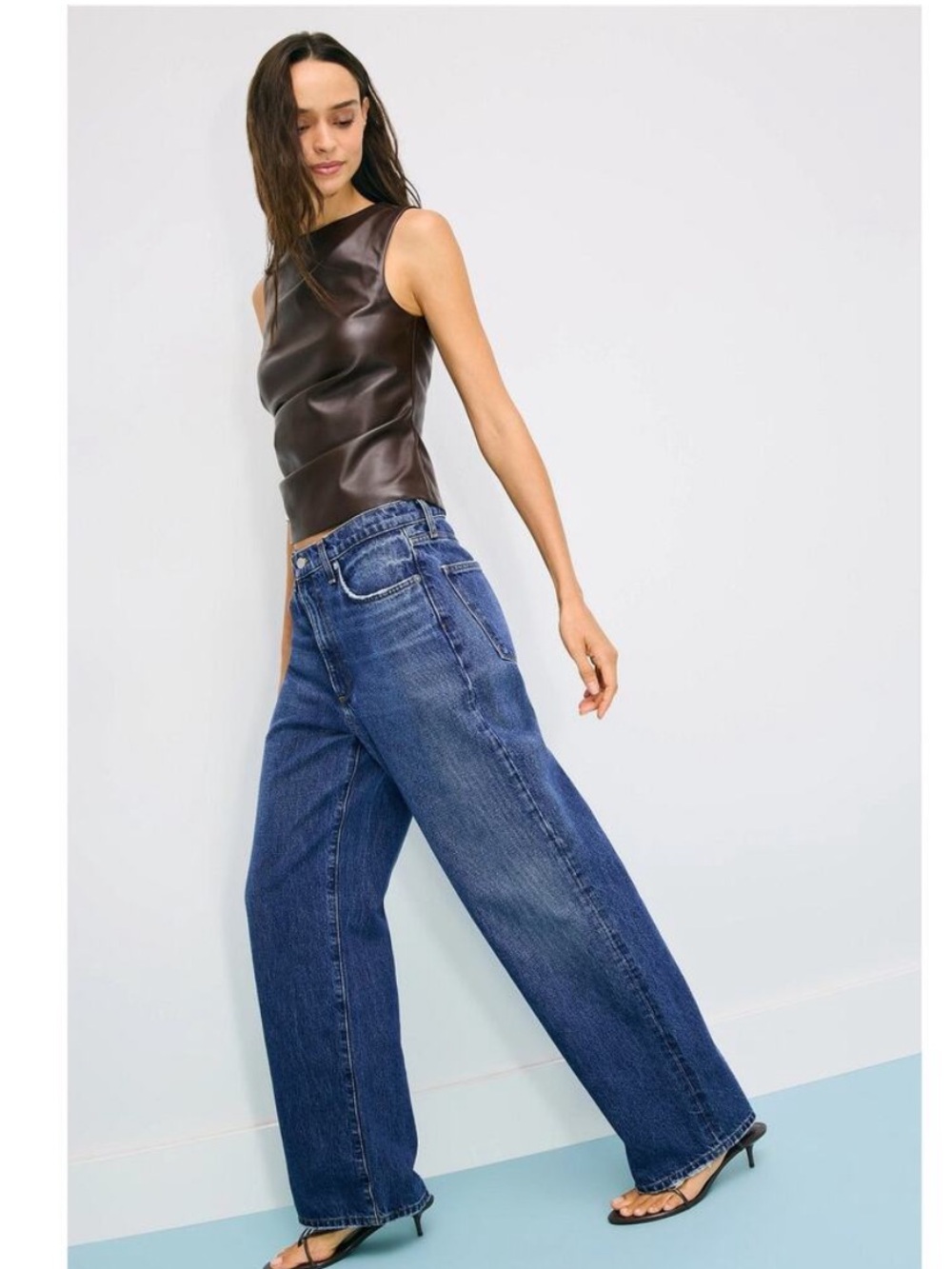 Joe's Jeans Meg Vegan Leather Top, Size: XL - Picture 5 of 14